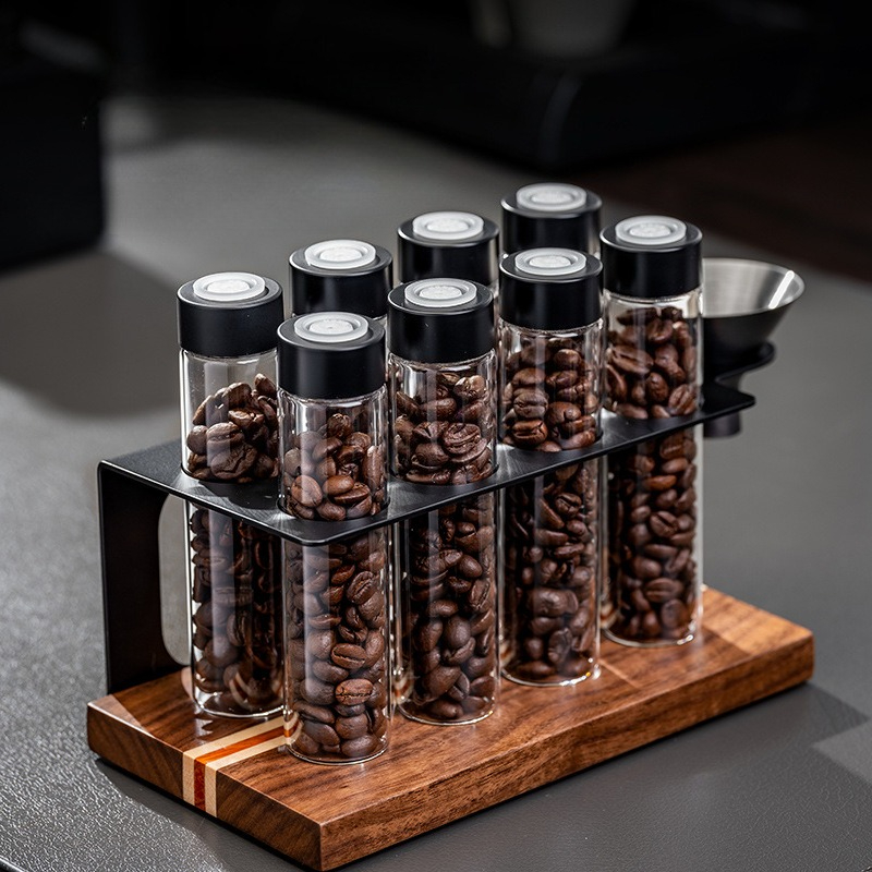Food Storage For Room - 저스틴라우 유리 커피 원두 보관 용기,