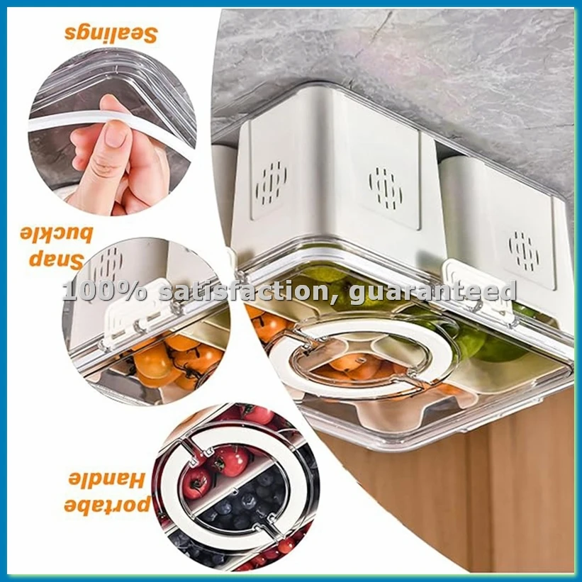 Food Storage Box Large - 대형 피크닉 냉장고 음식 보관용 과일