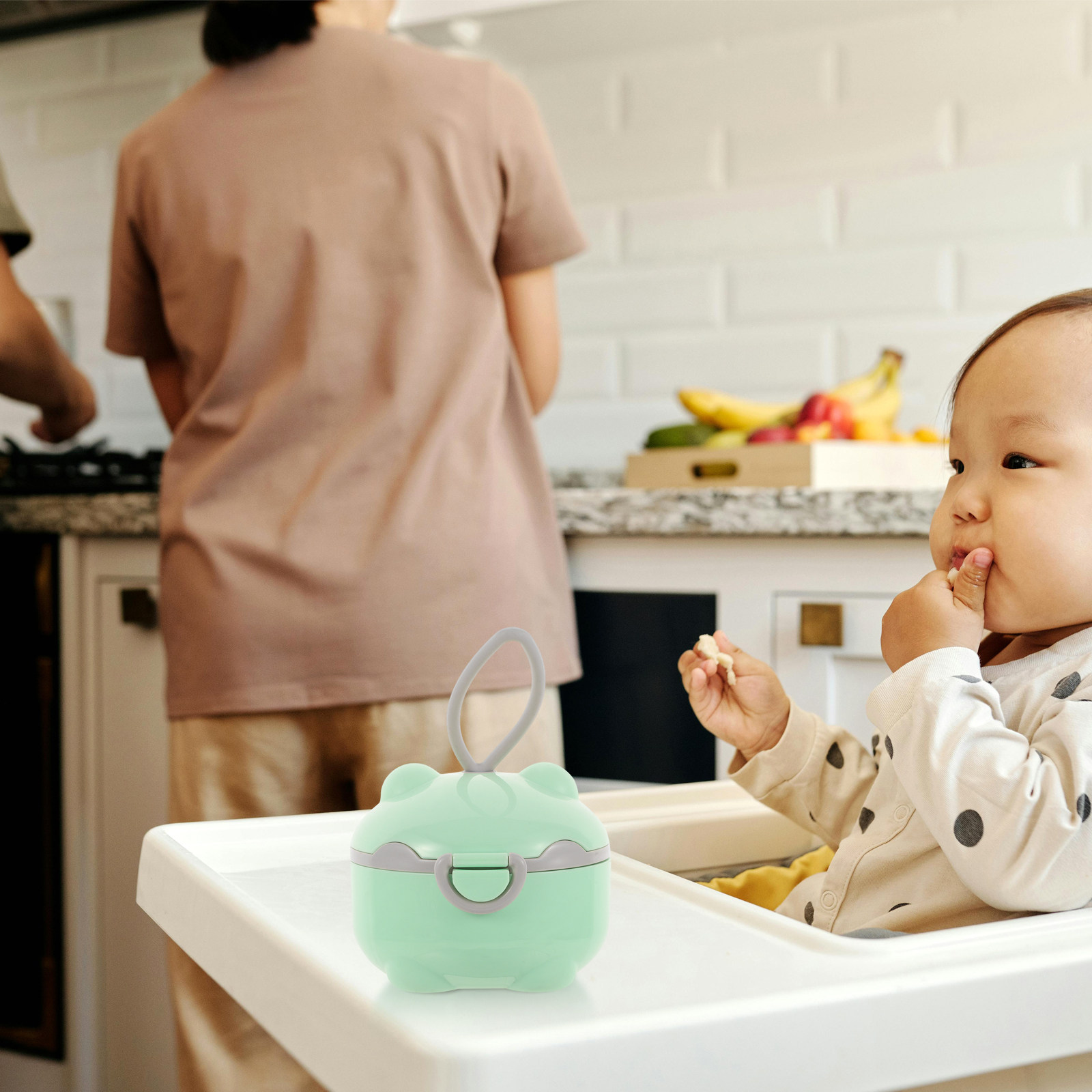 Food Storage Baby - 휴대용 밀폐형 대용량 분유 보관 용기,