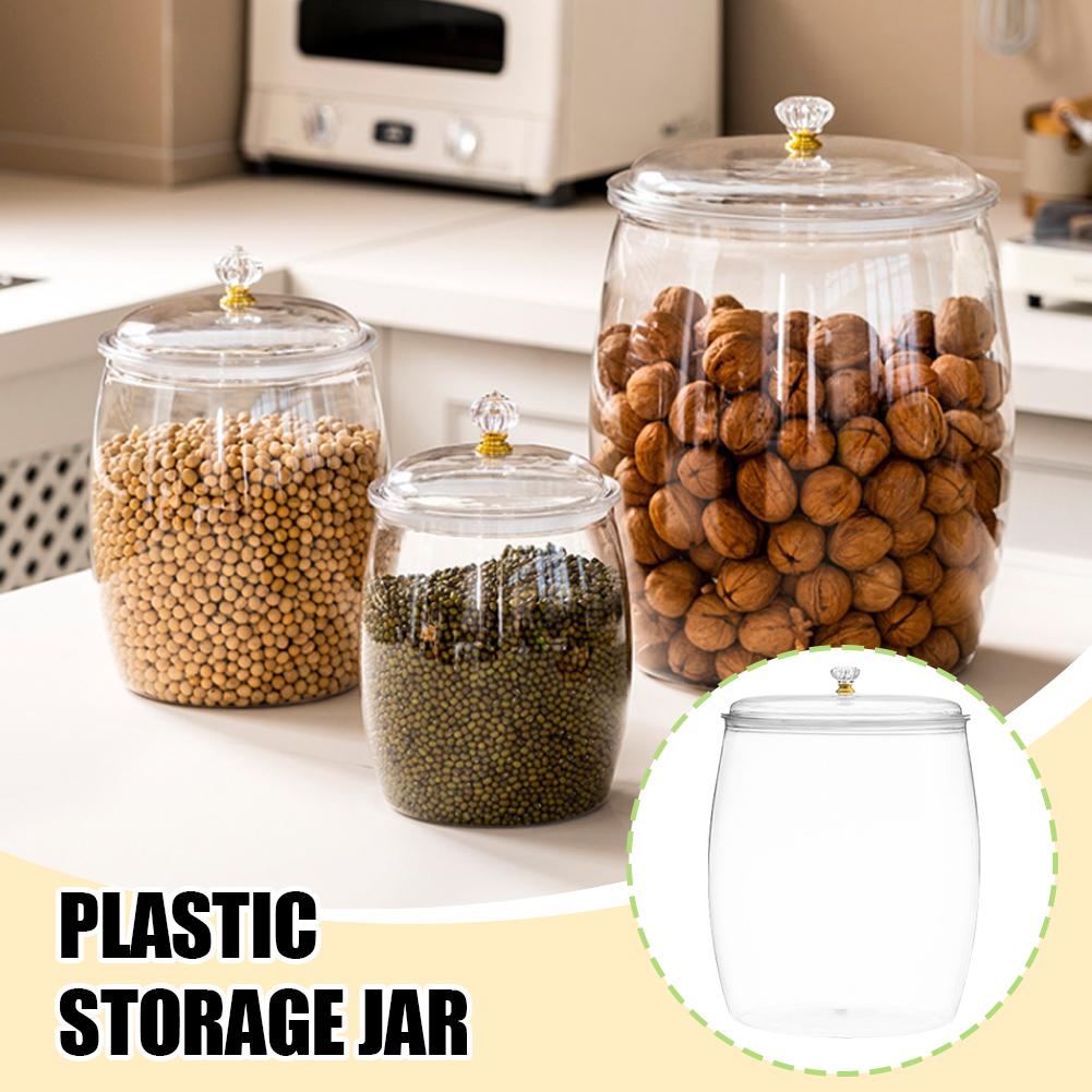 Food Storage With Lids - 대형 투명 플라스틱 밀폐 용기, 쿠키,