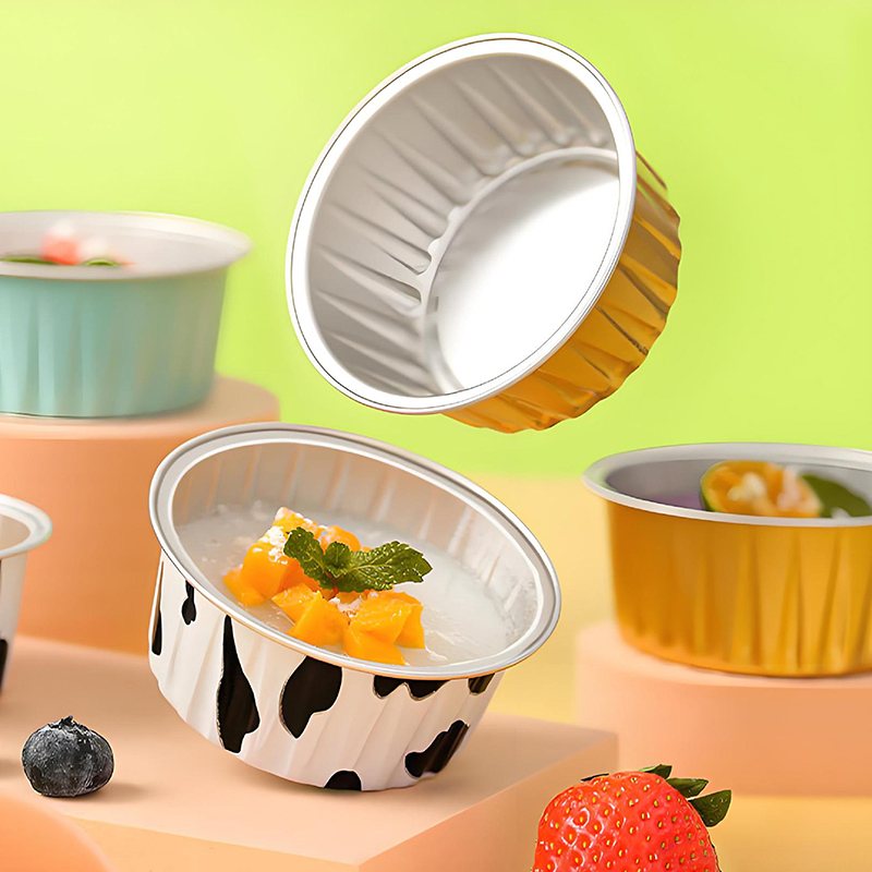 Food Storage With Lids - 10/20/30개입 원형 베이킹 컵, 뚜껑 포함