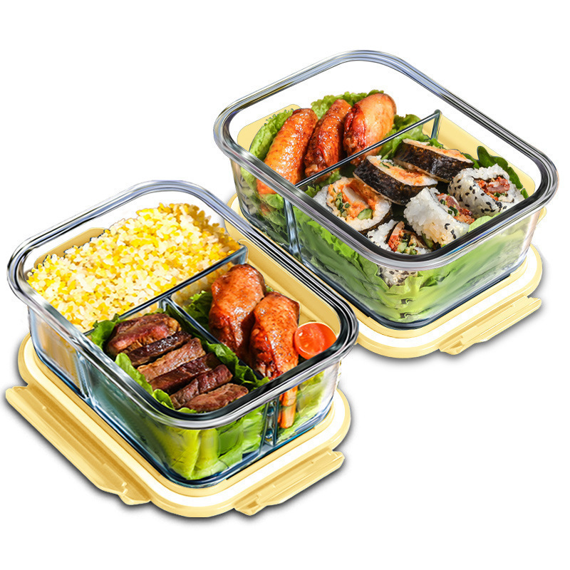 Food Storage Glass Jar - 고온에 강한 내열 유리 소재의 밀폐형