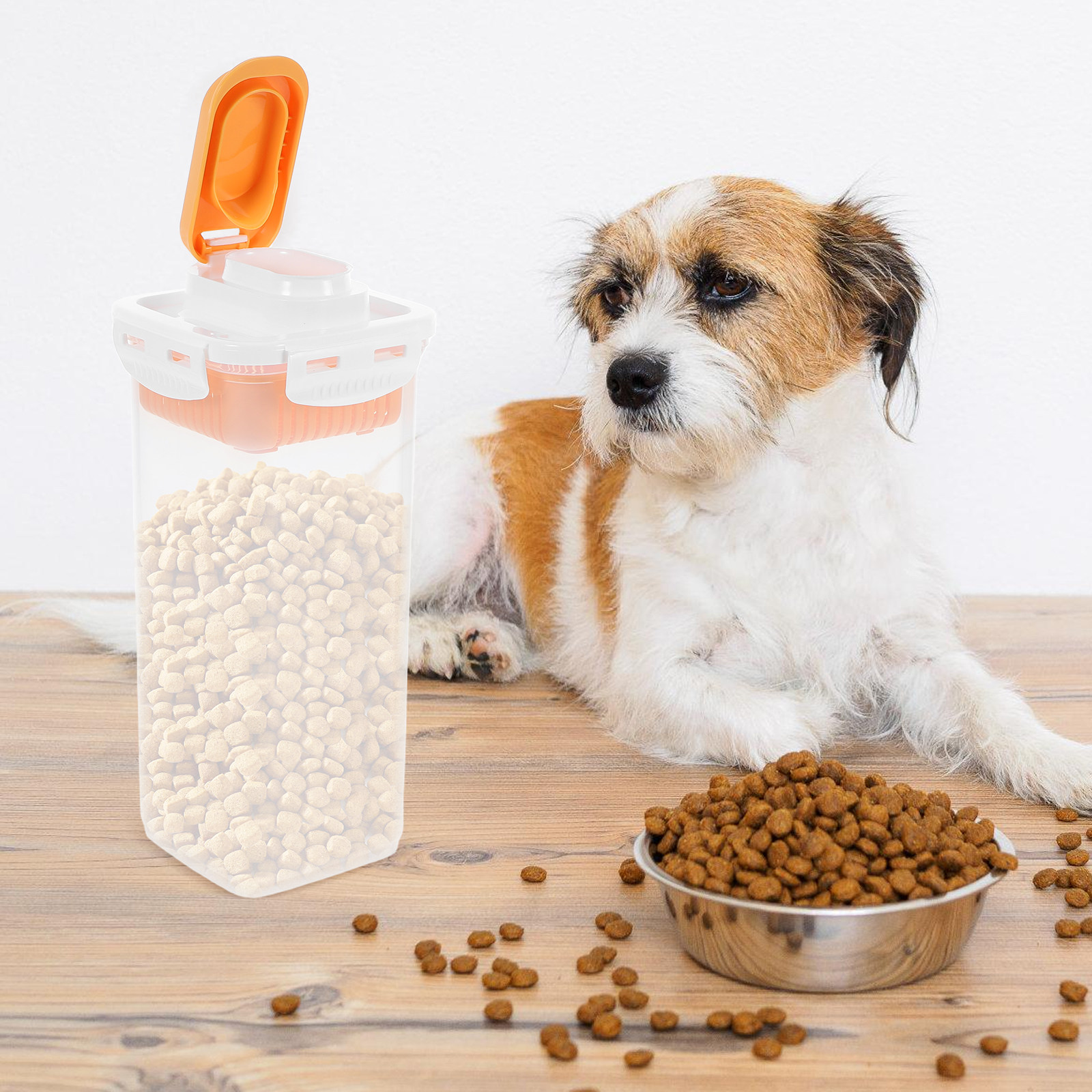 Food Storage Dog - 강아지 사료 보관용 밀폐 용기, 1.7L,