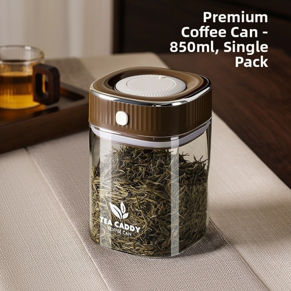 Food Storage Glass Containers Large - 유리 커피콩 보관 용기 날짜 기록