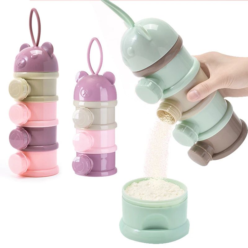 Food Storage Baby - 3/4 레이어 아기 휴대용 이유식 보관