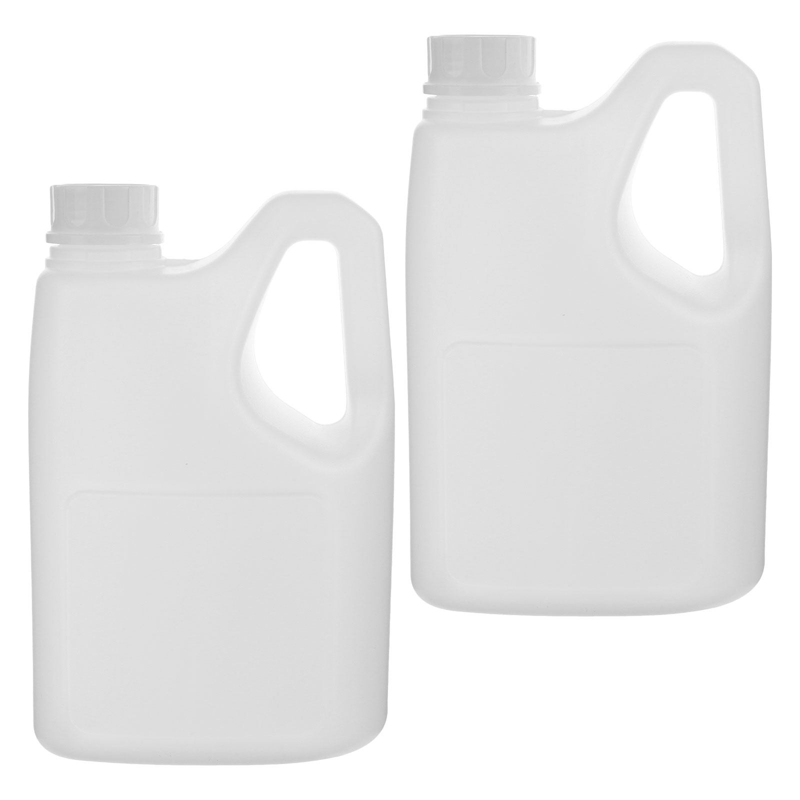 Food Storage Glass Containers Large - 2개 세트, 재사용 가능한 플라스틱 음료
