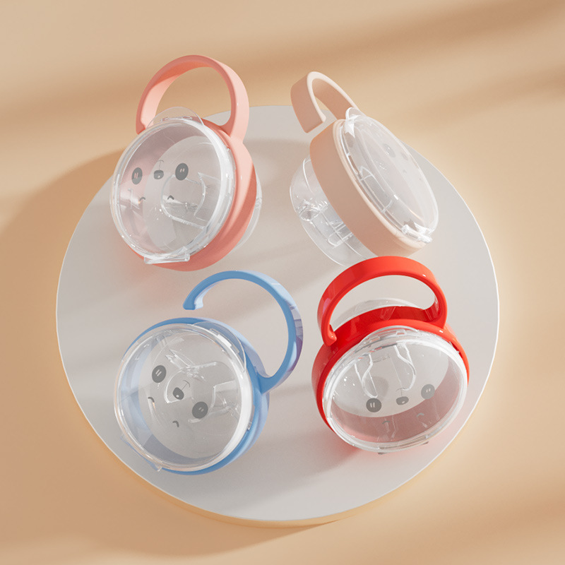 Food Storage Baby - 새로운 아기 젖꼭지 투명 방진 케이스,