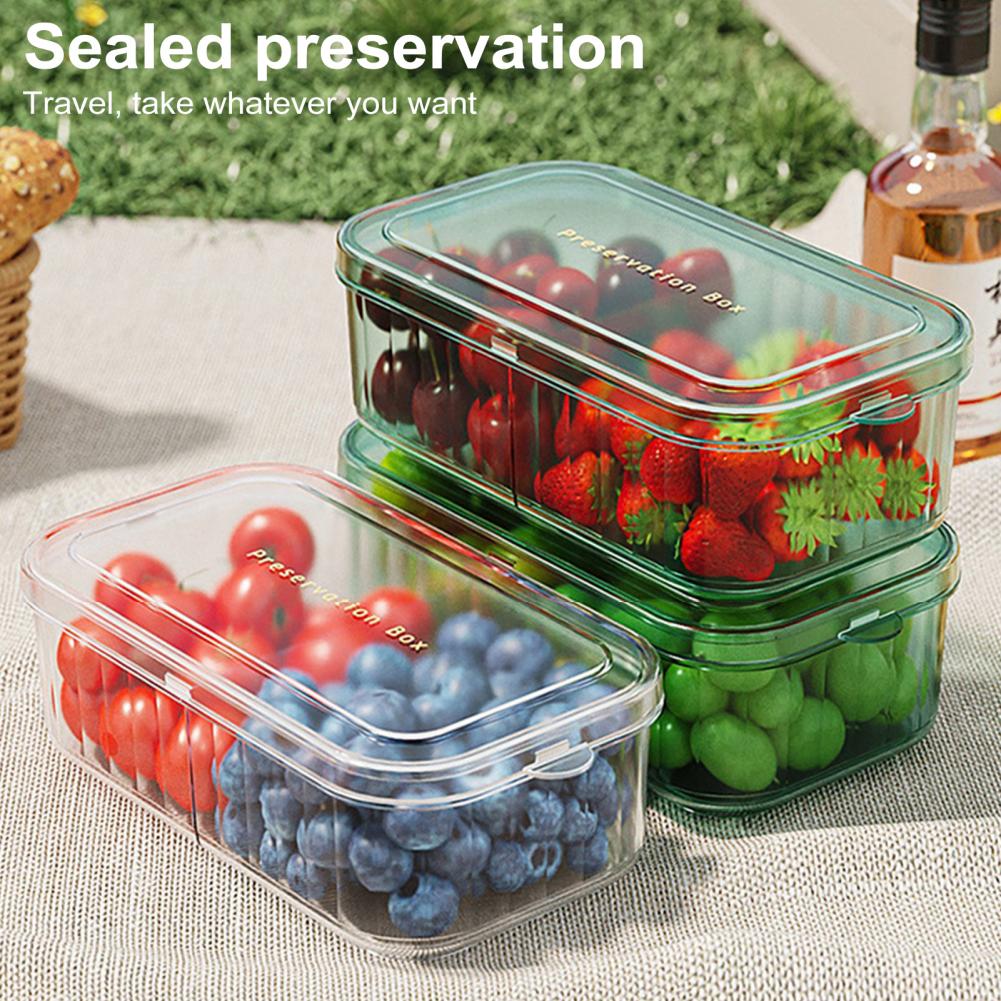 Food Storage Acrylic Containers - 다용도 냉장고 수납함(칸막이 포함), 조절 가능한