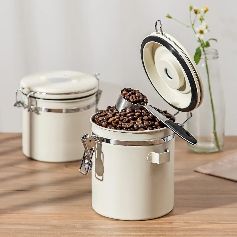 304 스테인리스 스틸 밀폐 뚜껑 커피 원두 진공 밀폐 - Food Storage With Lids 리뷰 및 가격