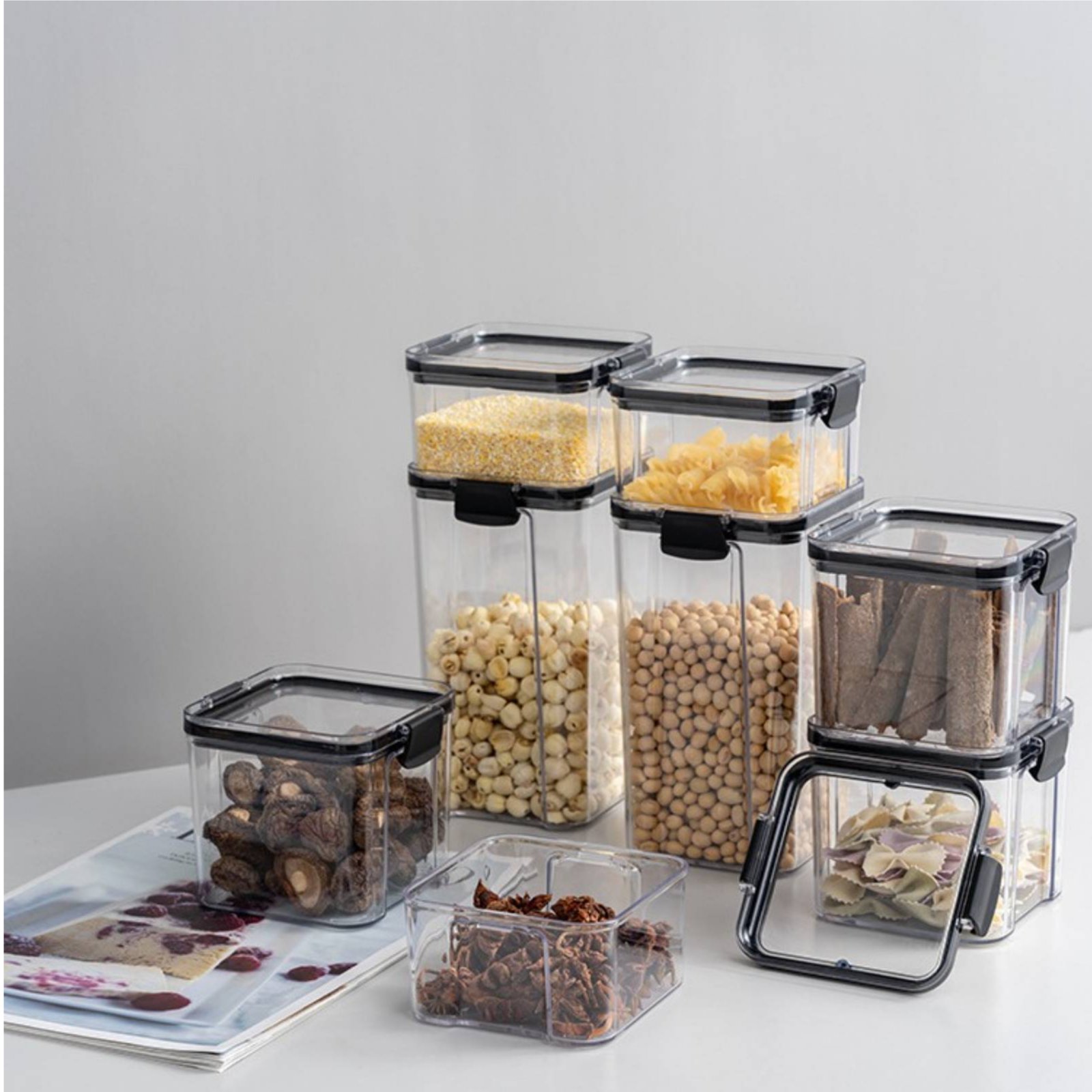 밀폐 식품 보관 용기, 습기 방지 밀봉 곡물 보관함,  - Food Storage Jars Airtight 리뷰 및 가격