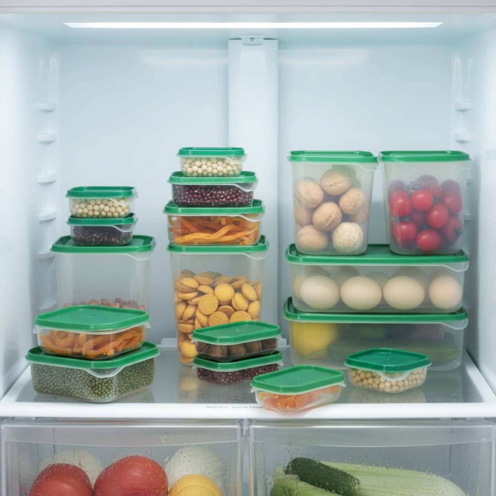 17개 냉장고 보관함 세트, 새지 않는 플라스틱 음식  - Food Storage With Lids 리뷰 및 가격