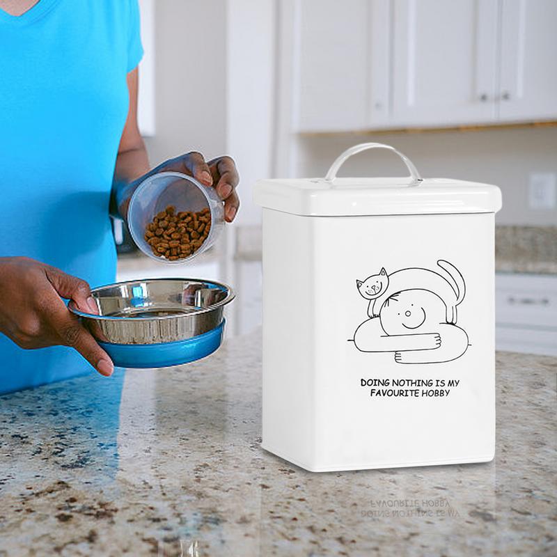개 식품 저장 용기 뚜껑과 숟가락이있는 5L 방수 스낵 - Food Storage Dog 리뷰 및 가격