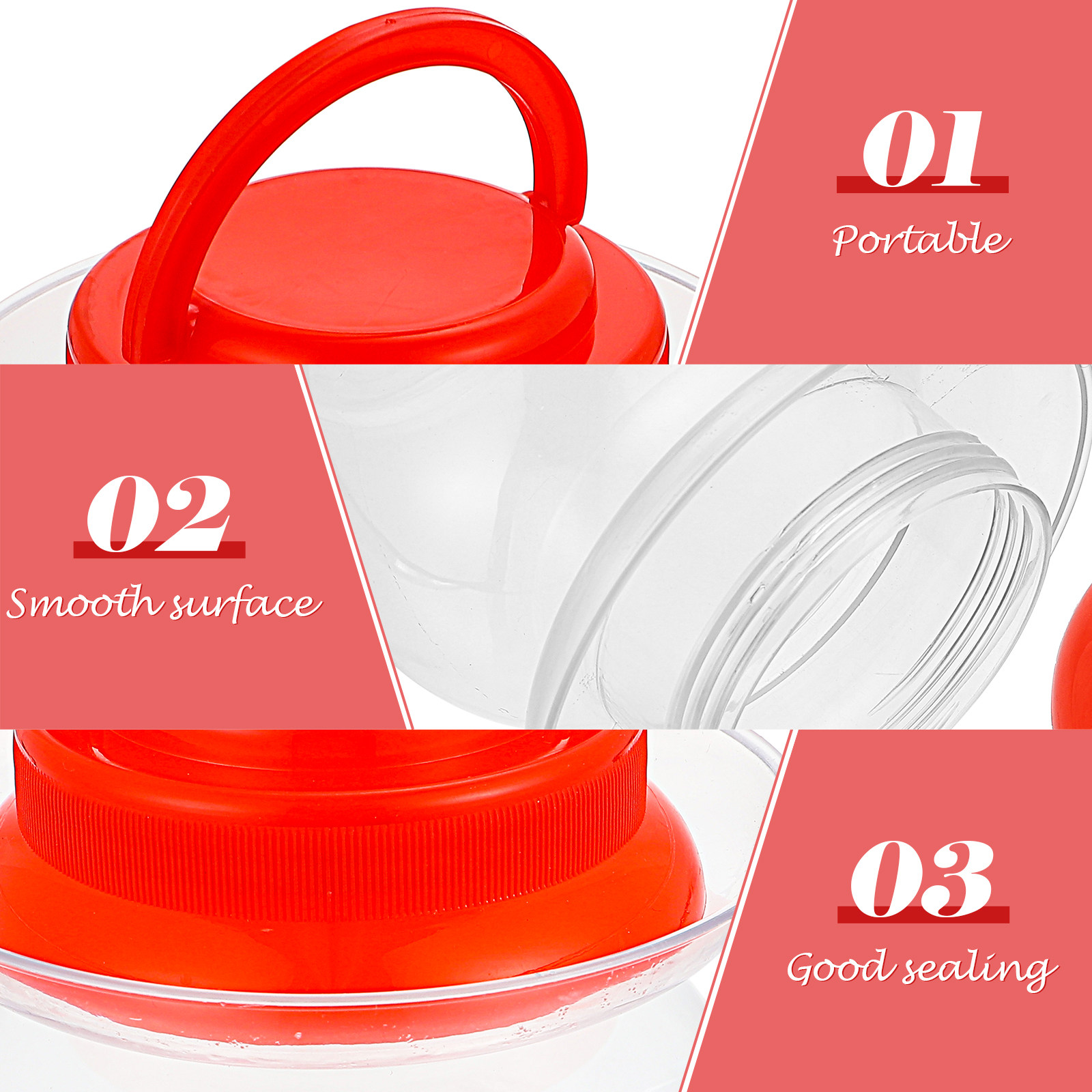 2개 세트, 플라스틱 밀폐 용기, 가정용, 주방용, 투 - Food Storage Jars Airtight 리뷰 및 가격