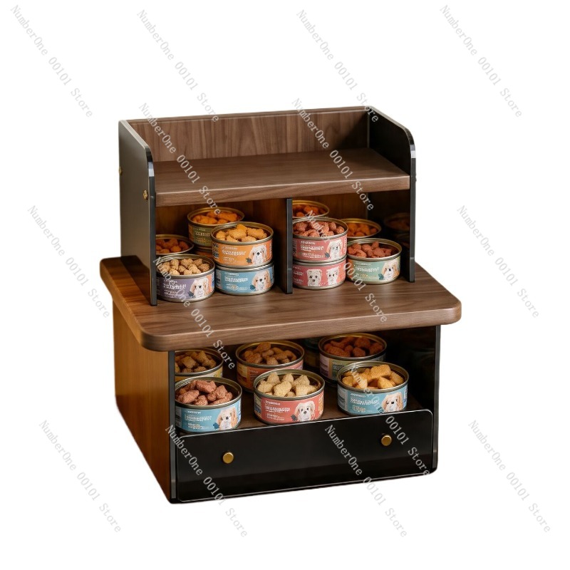 대용량 다층 애완동물 간식 보관 랙 데스크탑 정리함 ( - Food Storage Freeze Dried 리뷰 및 가격