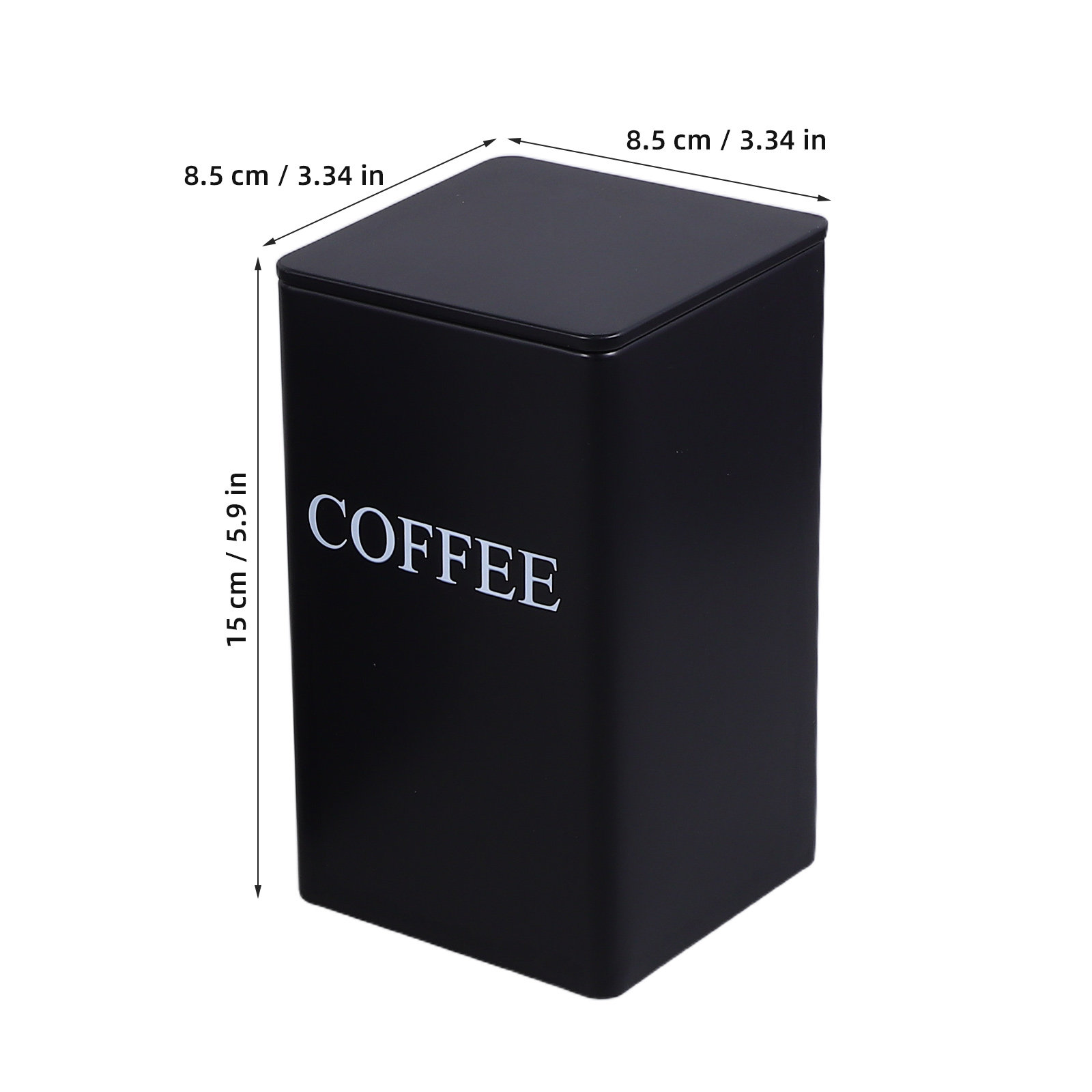 3개 세트 주방용 보관 용기, 금속 사각형 디자인, 커 - Food Storage Jars Airtight 리뷰 및 가격