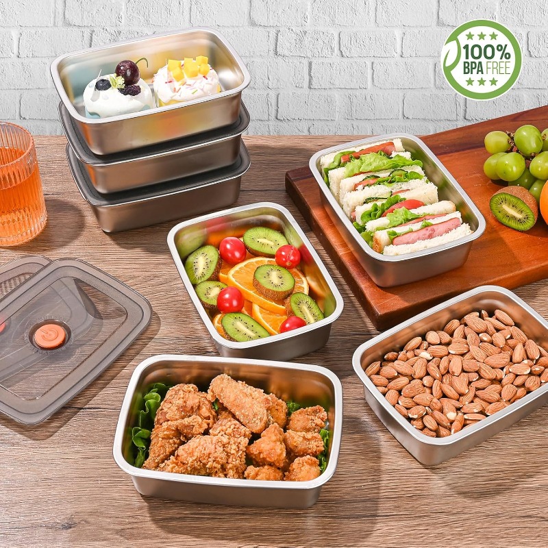 스테인리스 스틸 대용량 밀폐형 도시락통, 캠핑용 냉장고 - Food Storage Box Large 리뷰 및 가격