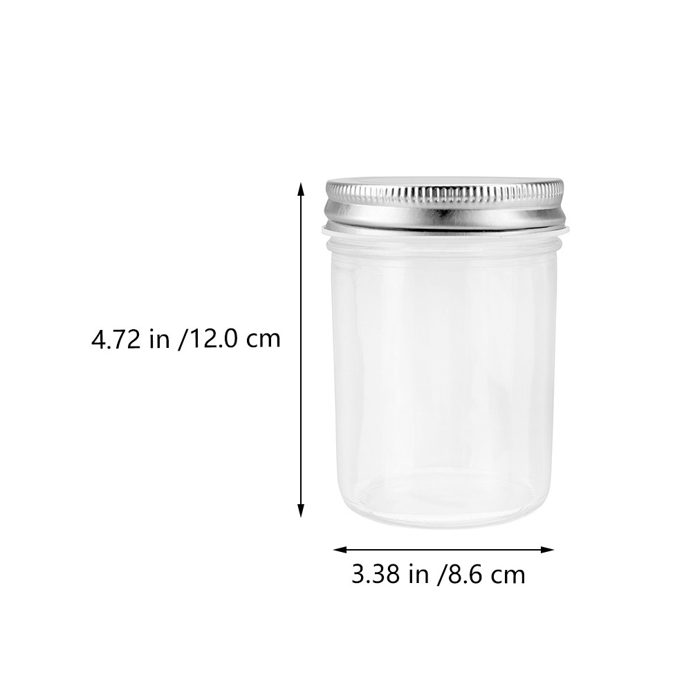 4개입 잼 보관용 유리병, 밀폐 용기, 습기 및 먼지  - Food Storage Glass Jar 리뷰 및 가격