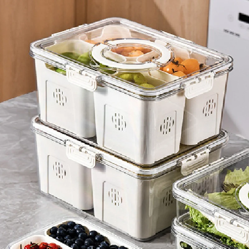 대형 피크닉 냉장고 음식 보관용 과일 트레이, 주방용  - Food Storage Box Large 리뷰 및 가격