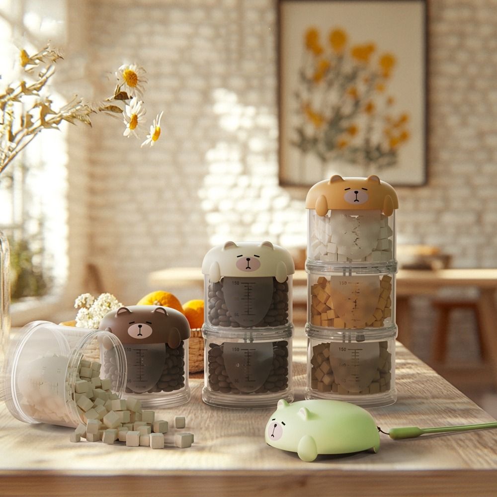 실용적인 플라스틱 다층 고양이 사료 상자 방습 귀여운  - Food Storage Dog 리뷰 및 가격
