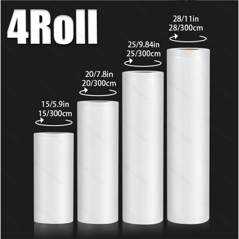 진공 밀봉 백 4개: 롤 4개(중/대/X대 사이즈),  - Food Storage Bags Xl 리뷰 및 가격