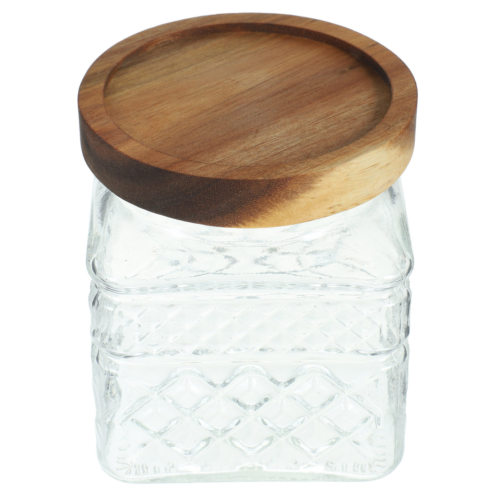 유리 보관 용기 밀폐형 캐니스터 나무 뚜껑 투명 유리  - Food Storage Glass Containers Large 리뷰 및 가격