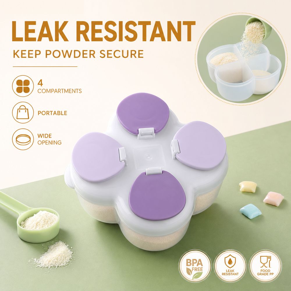 분할형 분유 디스펜서 720ml 4칸 분유통 PP 와이 - Food Storage Baby 리뷰 및 가격