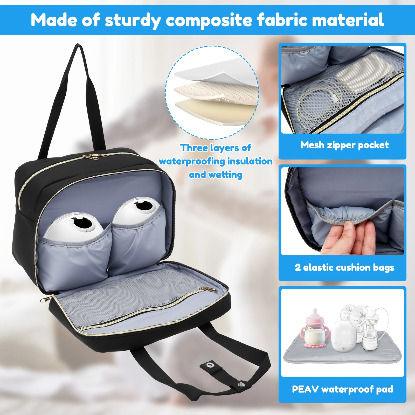아이스팩과 방수 매트가 포함된 휴대용 모유 저장 가방, - Food Storage Baby 리뷰 및 가격