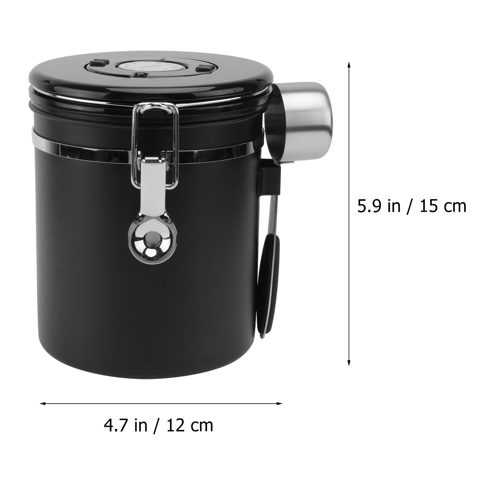 1개입 커피콩 밀폐 용기 스테인리스 스틸 보관 캔스터  - Food Storage Jars Airtight 리뷰 및 가격