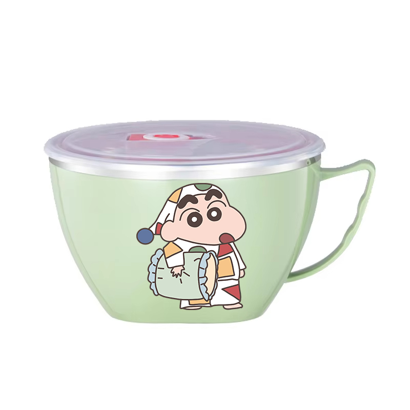 크레용신짱 누들볼 대용량 스테인리스 스틸 그릇 이중층  - Food Storage Box Large 리뷰 및 가격