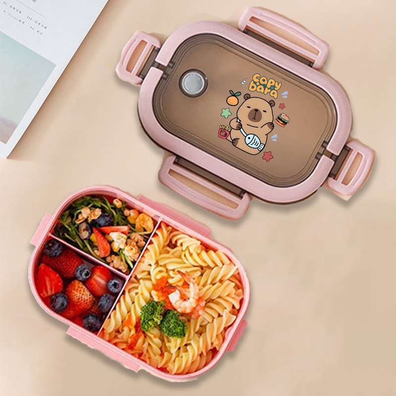 Capybara 도시락 상자 애니메이션 동물 인쇄 식품 - Food Storage For 리뷰 및 가격