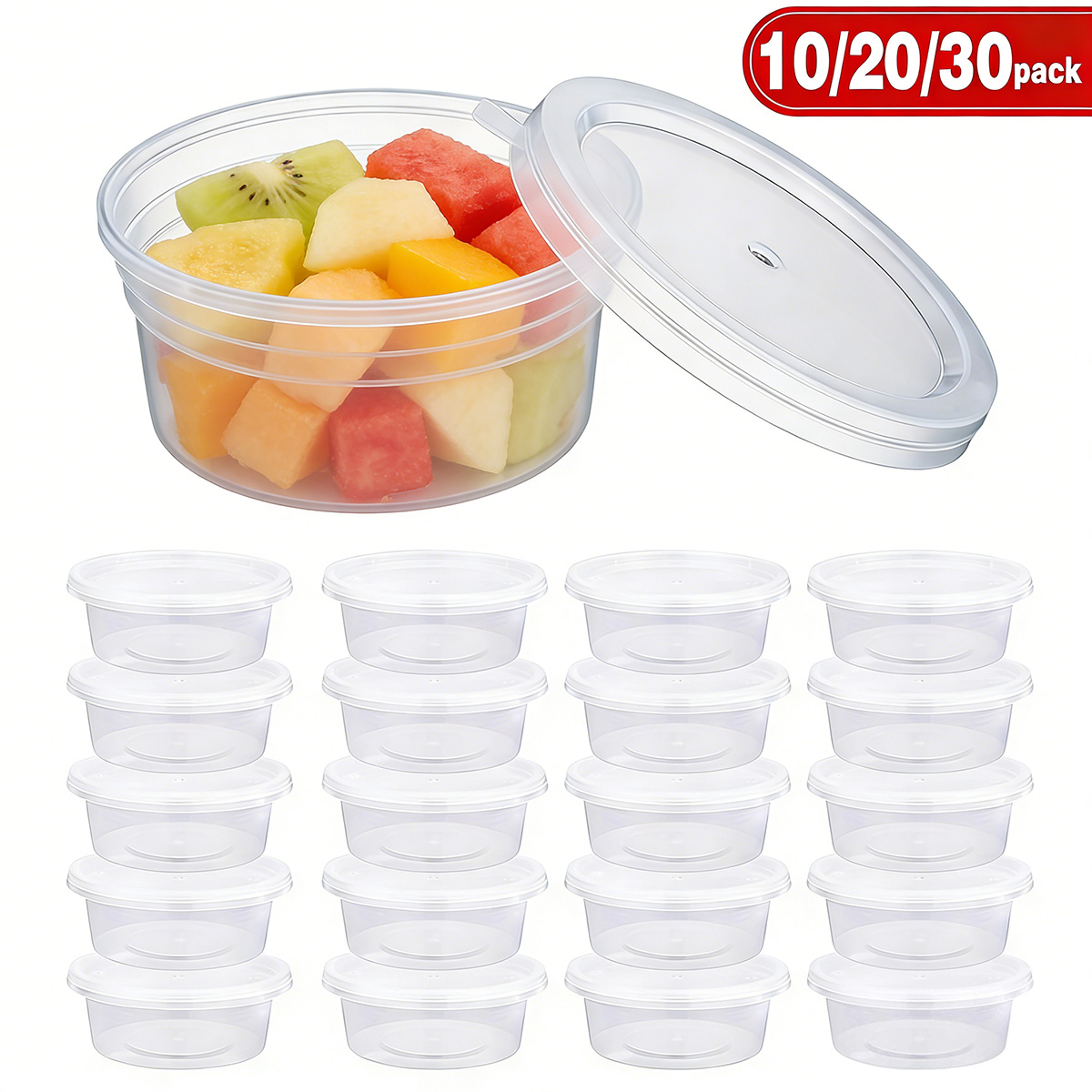 10/20/30개입 소형 슬라임 용기(뚜껑 포함), 조 - Food Storage With Lids 리뷰 및 가격
