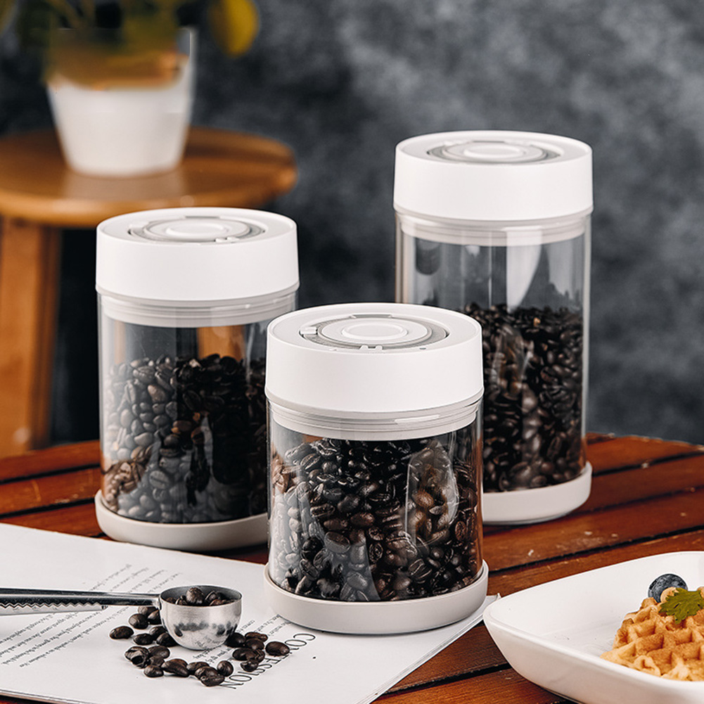 주방 습기 방지 유리 커피콩 항아리 자동 지능형 진공  - Food Storage Glass Jar 리뷰 및 가격