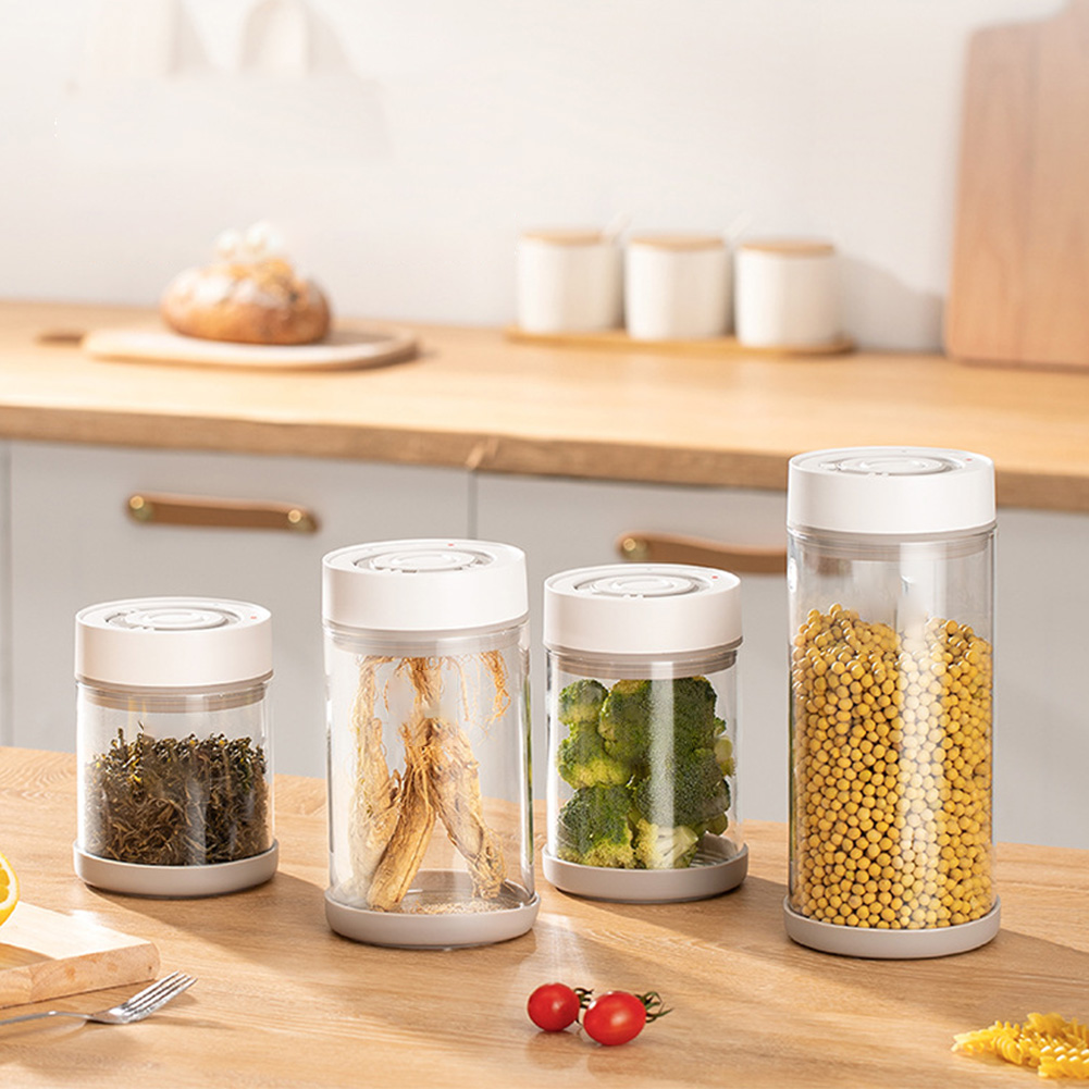 주방 습기 방지 유리 커피콩 항아리 자동 지능형 진공  - Food Storage Glass Jar 리뷰 및 가격