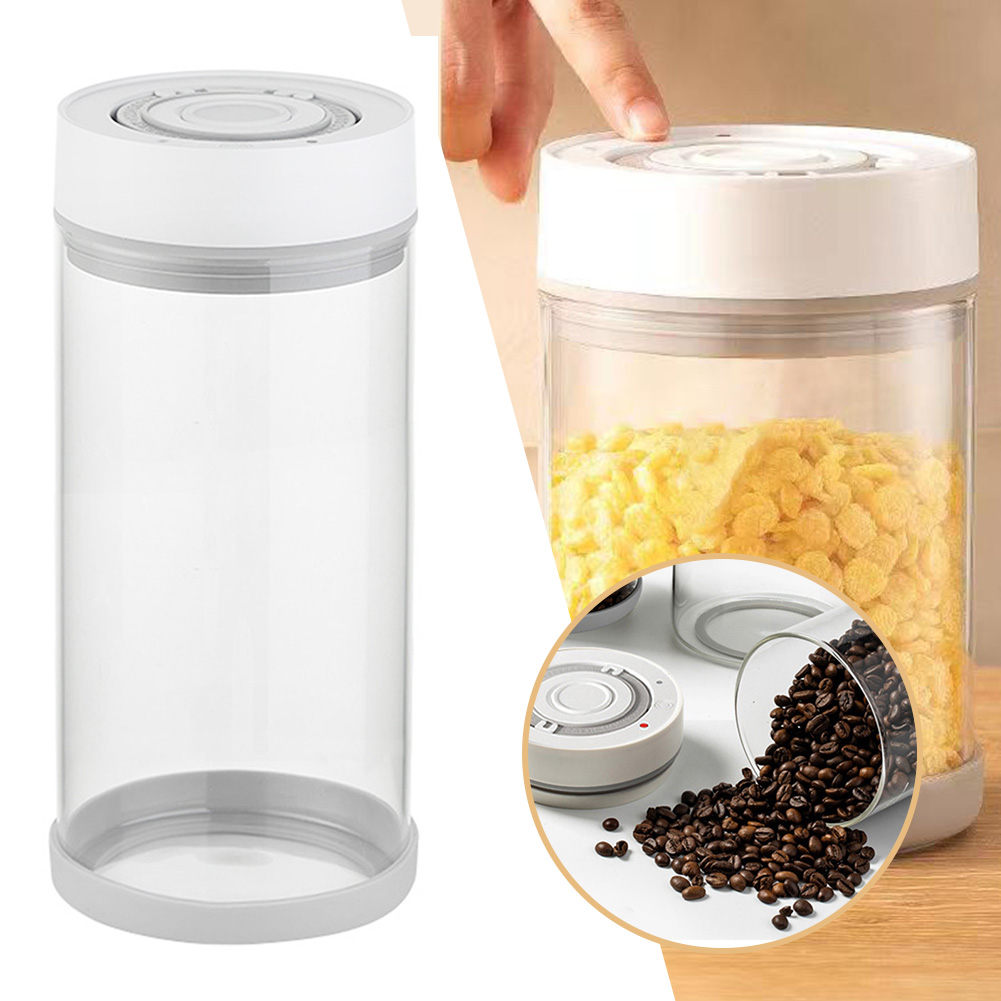 주방 습기 방지 유리 커피콩 항아리 자동 지능형 진공  - Food Storage Glass Jar 리뷰 및 가격