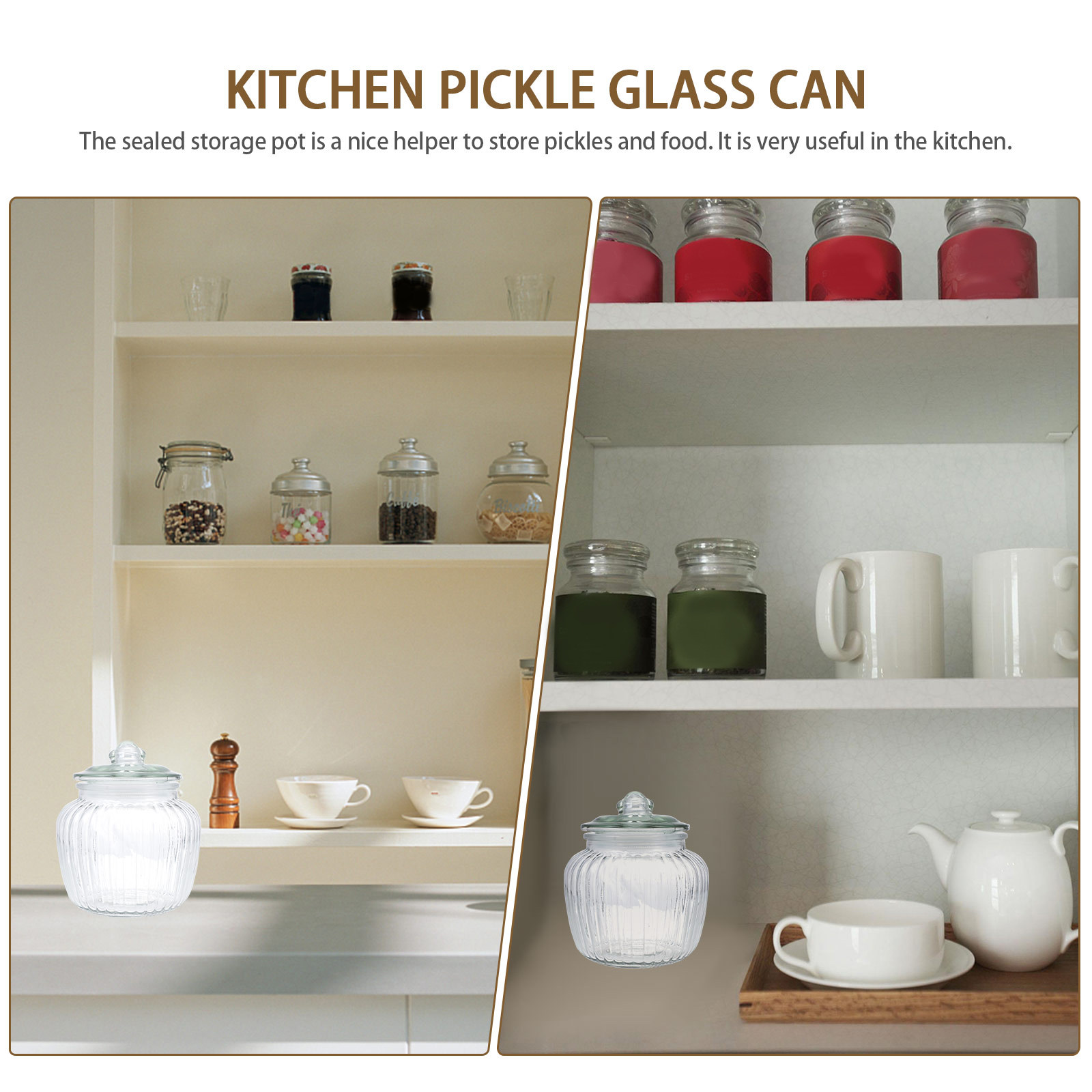 튼튼한 유리 재질의 대용량 밀폐 용기로, 잼, 곡물,  - Food Storage Glass Containers Large 리뷰 및 가격