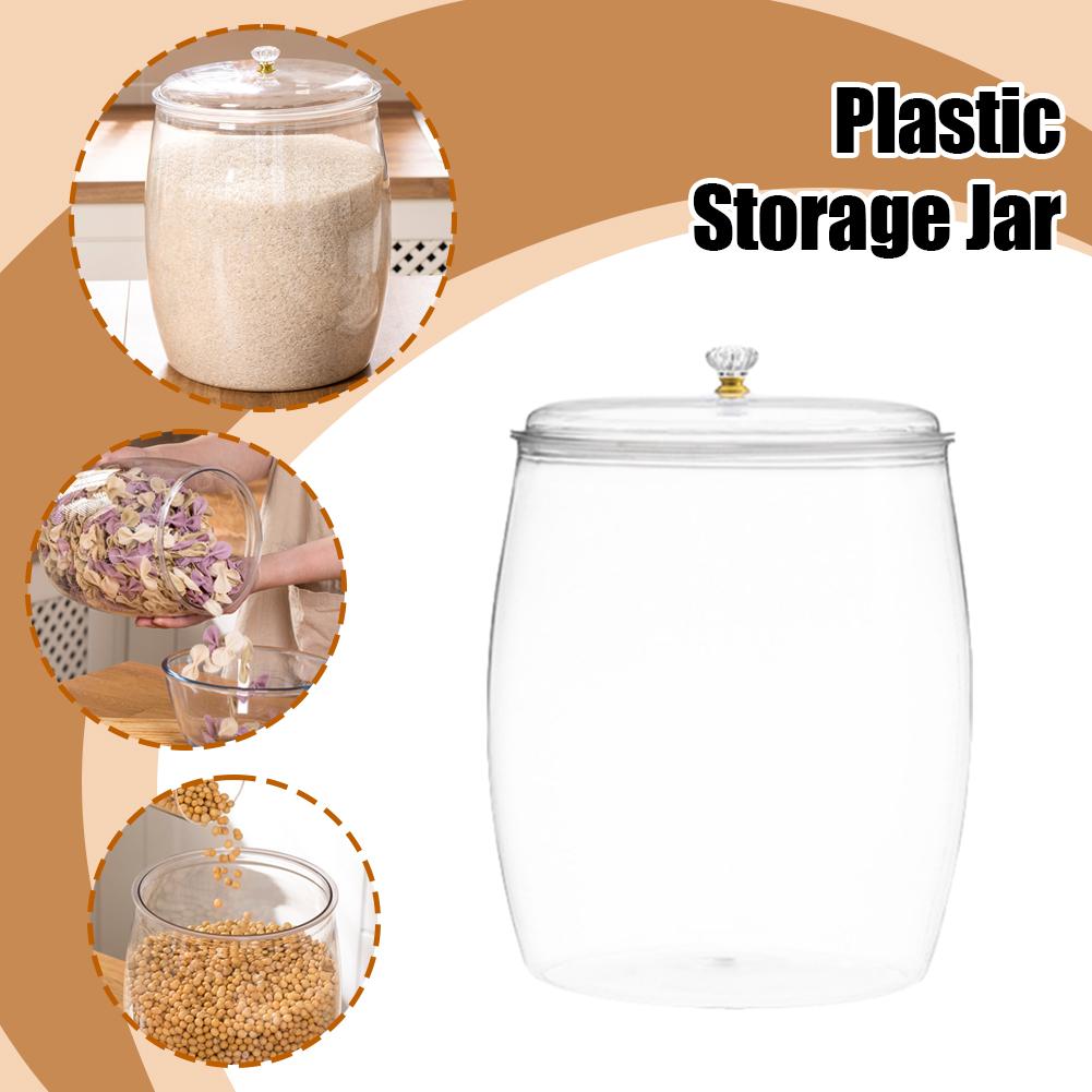 대형 투명 플라스틱 밀폐 용기, 쿠키, 사탕, 스낵,  - Food Storage With Lids 리뷰 및 가격