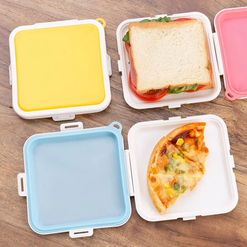 휴대용 샌드위치 보관함 1개, 실리콘 재질의 재사용 가 - Food Storage Hot 리뷰 및 가격