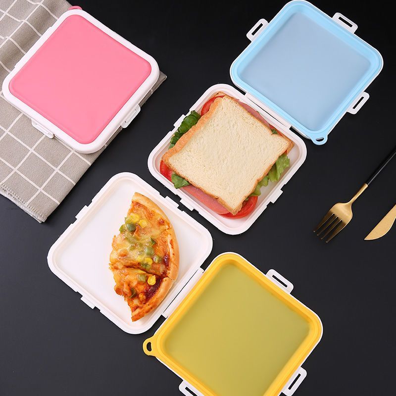 휴대용 샌드위치 보관함 1개, 실리콘 재질의 재사용 가 - Food Storage Hot 리뷰 및 가격
