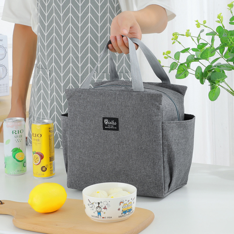 나일론 방수 단열 도시락 가방, 대용량 양면 포켓, 휴 - Food Storage Roll Bags 리뷰 및 가격