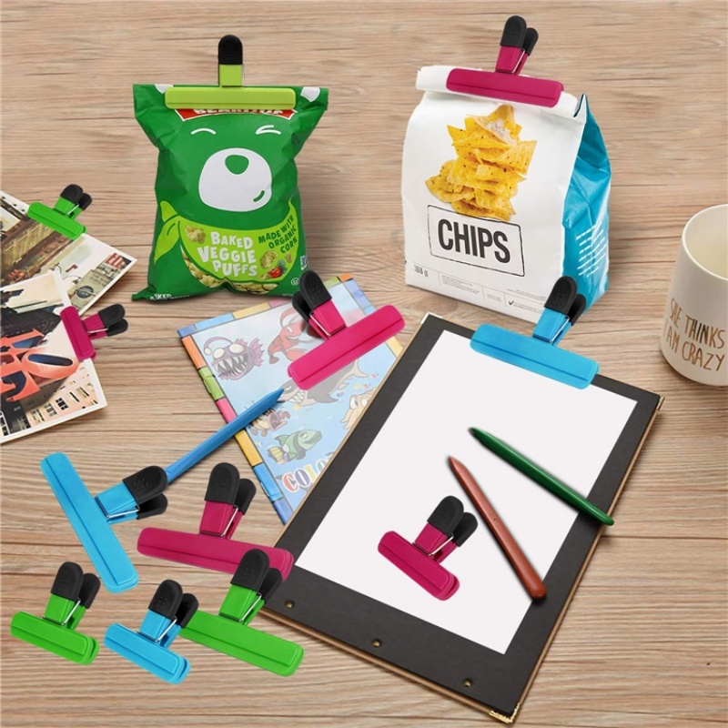 3-12PCS 다목적 씰링 클립 내구성있는 주방 스낵  - Food Storage Roll Bags 리뷰 및 가격