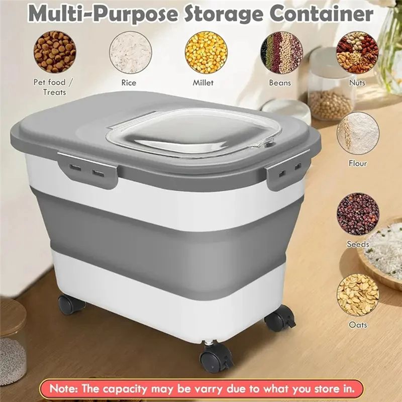 HLZS-식품 보관 용기, 밀폐 뚜껑이 있는 애견 사료 - Food Storage Dog 리뷰 및 가격