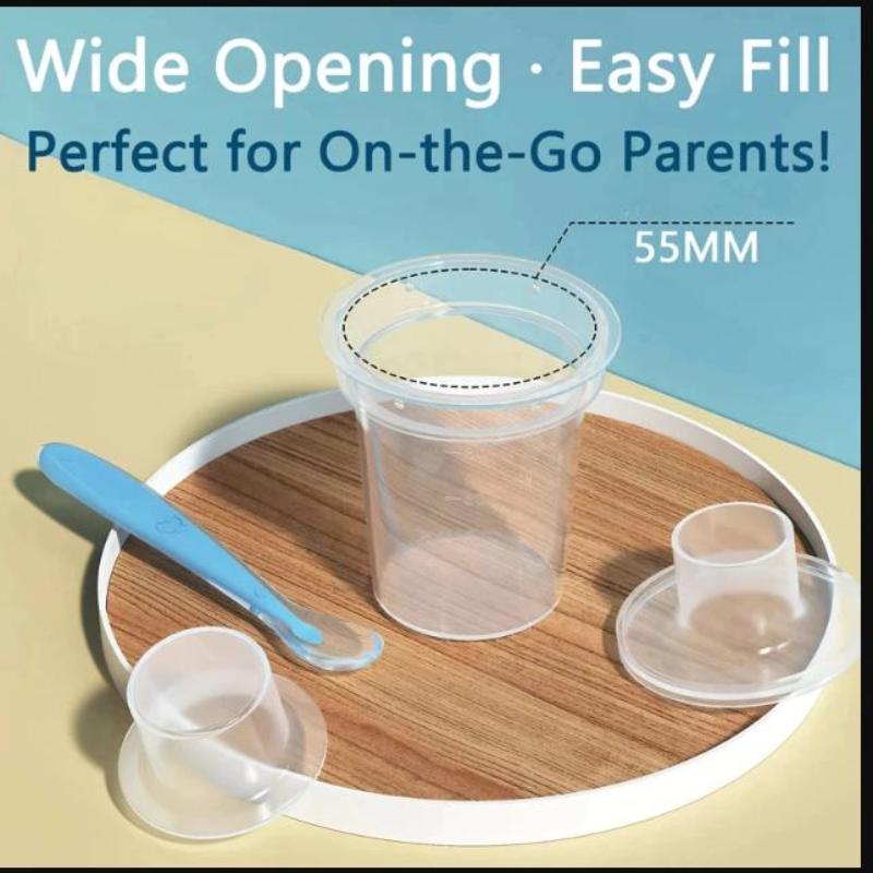 6PPC 80ML 아기 분유 디스펜서 휴대용 이유식 보 - Food Storage Baby 리뷰 및 가격