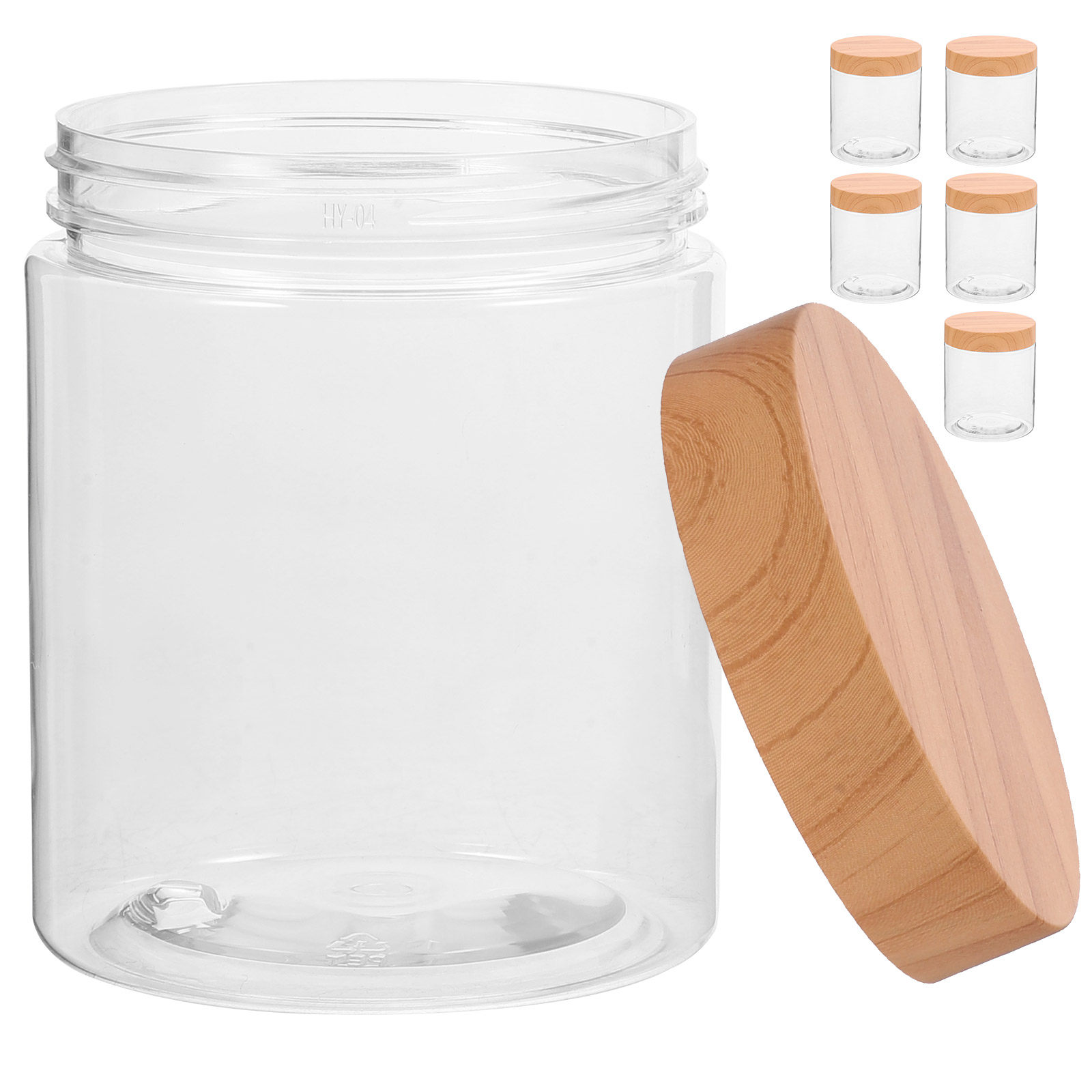 6개 세트 주방용 밀폐 용기, 투명 플라스틱 재질, 건 - Food Storage Jars Airtight 리뷰 및 가격