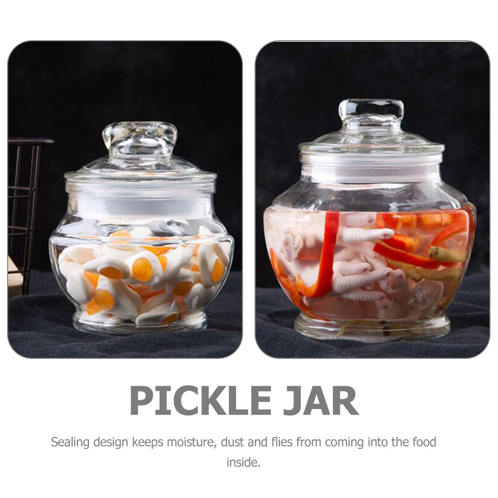 밀폐형 유리 보관 용기, 대용량 피클 용기, 식품 보관 - Food Storage Glass Containers Large 리뷰 및 가격