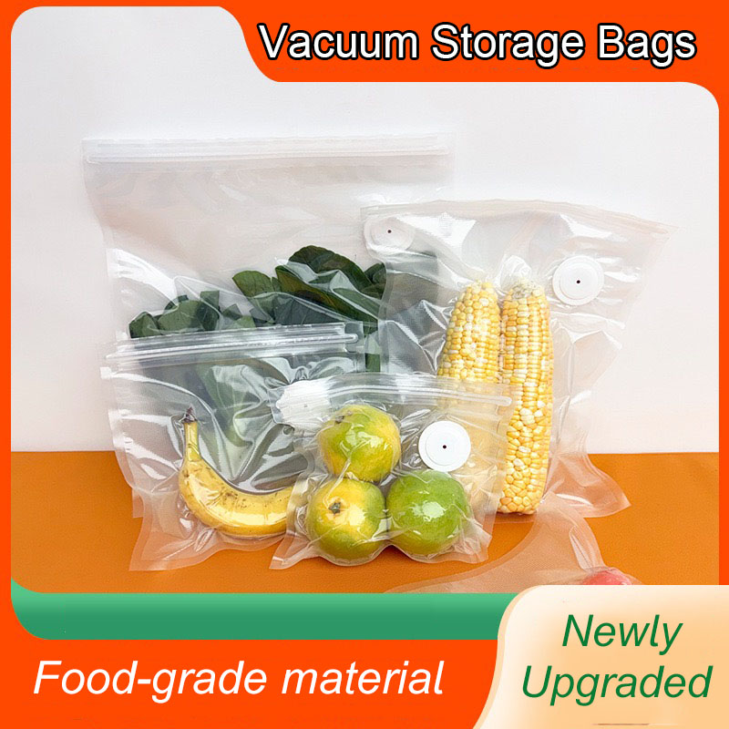 새로운 재사용 가능한 진공 저장 백 주방 채소 과일 포 - Food Storage Hot 리뷰 및 가격
