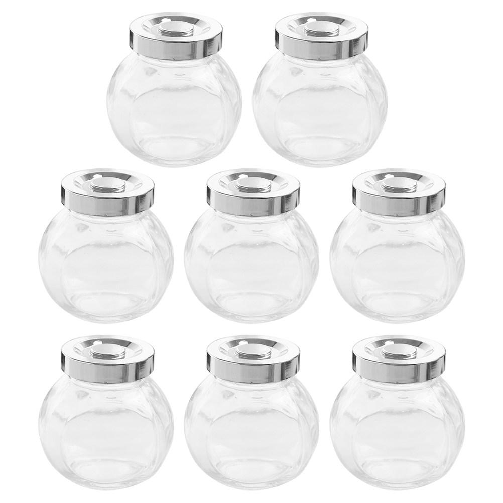 투명한 유리 밀폐 용기 8개 세트, 차, 커피 원두,  - Food Storage Glass Jar 리뷰 및 가격