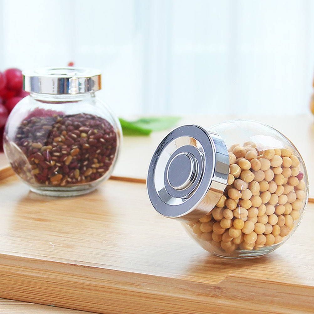 투명한 유리 밀폐 용기 8개 세트, 차, 커피 원두,  - Food Storage Glass Jar 리뷰 및 가격