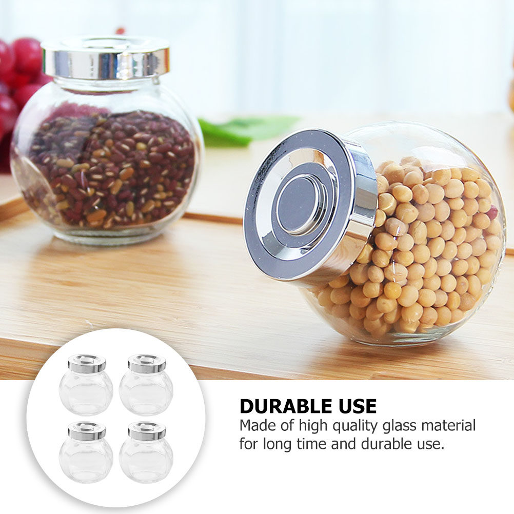 투명한 유리 밀폐 용기 8개 세트, 차, 커피 원두,  - Food Storage Glass Jar 리뷰 및 가격