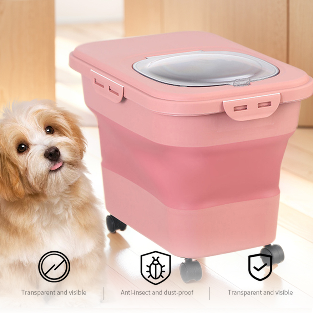 접이식 건식 고양이 사료 상자 20-30LB 접이식 고 - Food Storage Dog 리뷰 및 가격