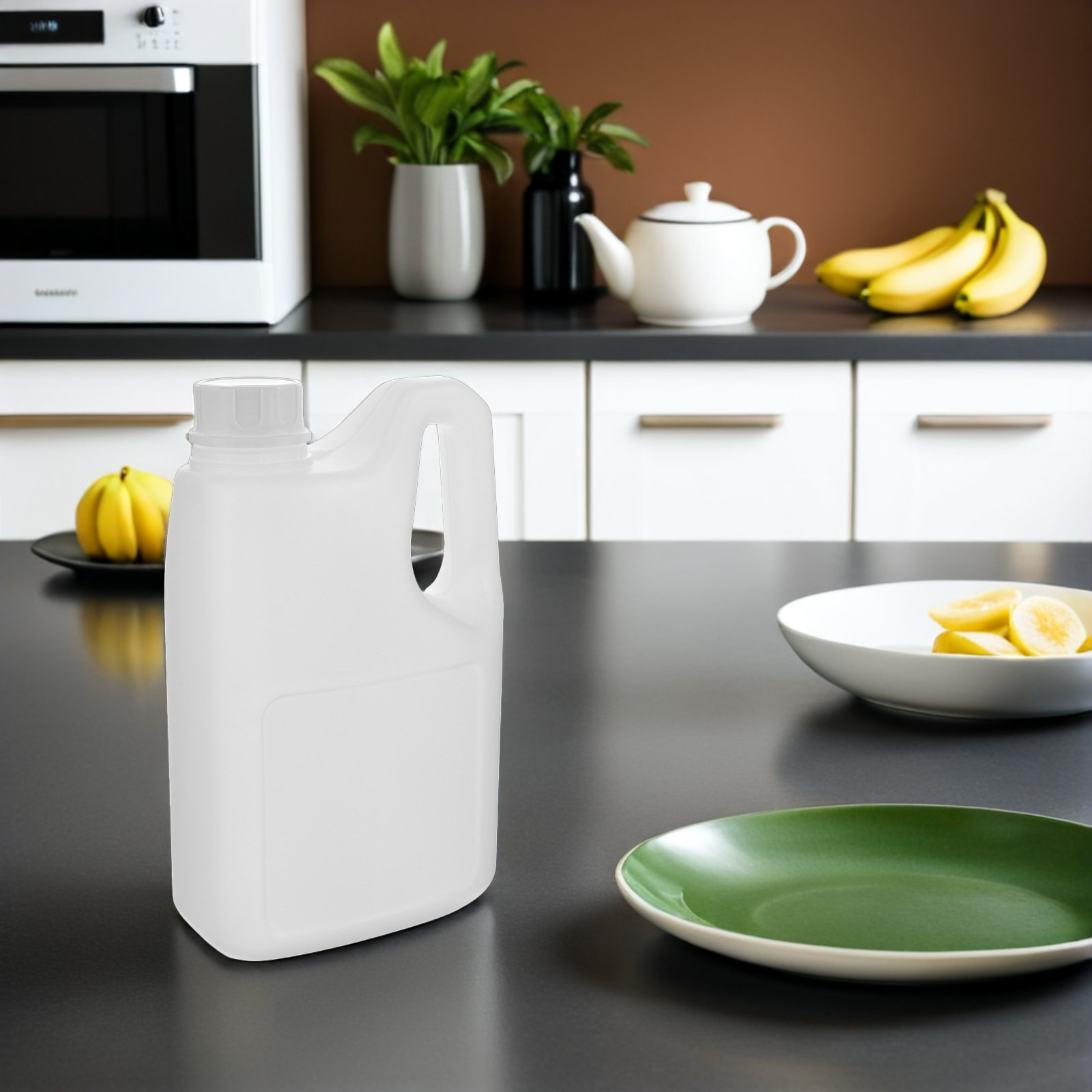 2개 세트, 재사용 가능한 플라스틱 음료 용기, 손잡이 - Food Storage Glass Containers Large 리뷰 및 가격